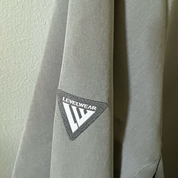 Levelwear Golf Protect Rain Jacket Club Collar Mens large gray - Picture 4 of 7